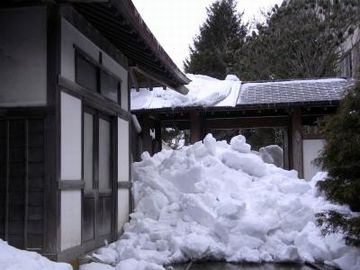 どうします、この屋根に雪が積もったら?