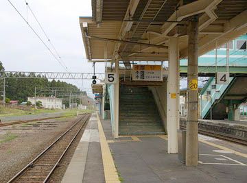 跨線橋です