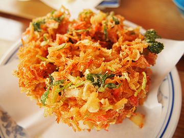一番美味しかったのが、かき揚げでした