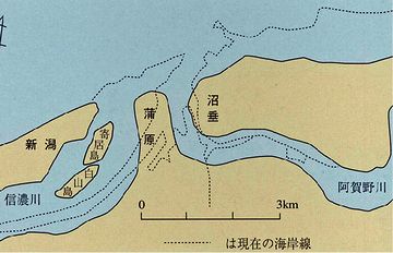 戦国時代ころの新潟市