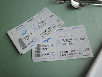 船上で待つ共犯者と券を交換する
