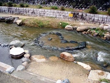 「玉造温泉」足湯