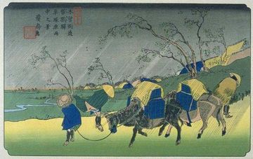 木曾街道六拾九次『沓掛』