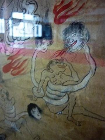 実際には天国の絵はなく、すべて地獄図です