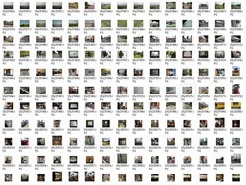 写真フォルダのごく一部です