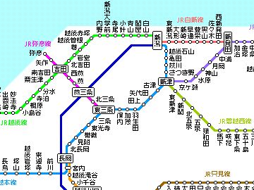 新潟近郊路線図