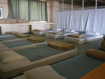 仮眠室宿泊コースがあります