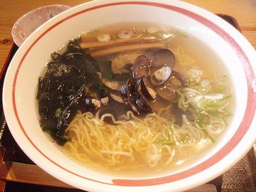 しじみらーめん。基本は『塩』。美味しそうですね~。