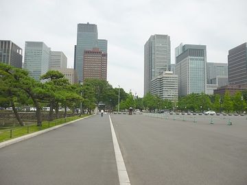 東京駅方面を振り返って撮った