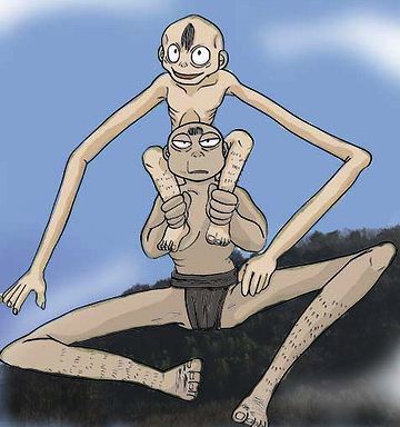 “手長足長”という妖怪