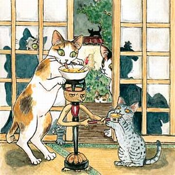それで、行灯の油を舐めたのか