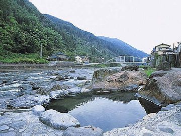 「天ヶ瀬温泉」共同露天風呂