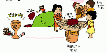 これらの木の実から、お酒を作ってたんじゃないかって云われてます