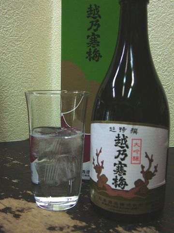 日本酒の水割り