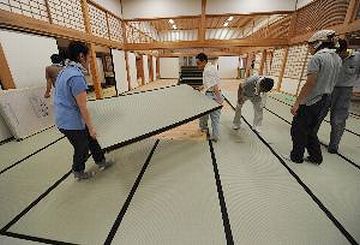 『佐賀城本丸歴史館』の畳替え