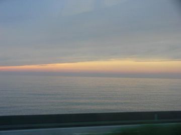 日本海の夕日