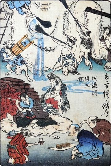 佐渡ヶ島に、団三郎狸の話が残ってますよ
