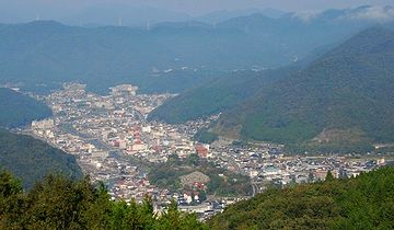 新見市。高梁川の流域に開けた町みたいです。