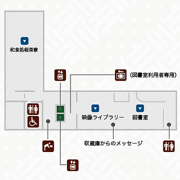『図書館利用者専用』とあるのが、コインロッカーです