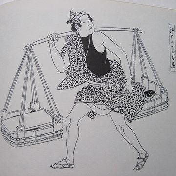 江戸の魚屋。格好いいですね。