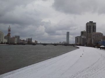 携帯で撮った新潟の冬景色