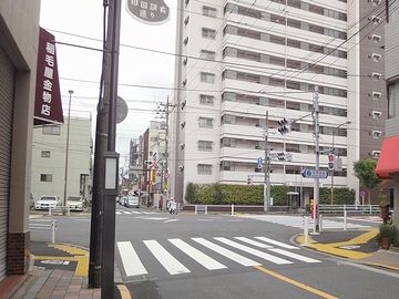 大通りに出てしまいました