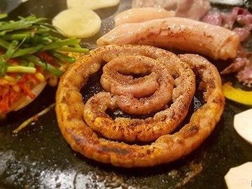 韓国のホルモン焼き