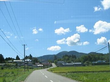 男鹿半島の山道