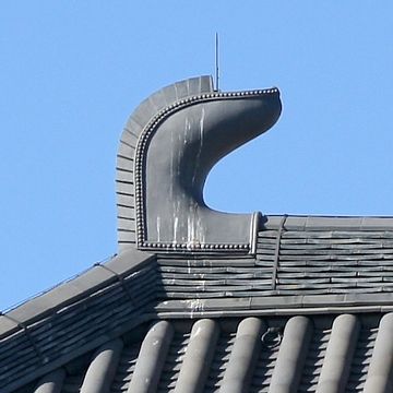 唐招提寺金堂(奈良市)の鴟尾