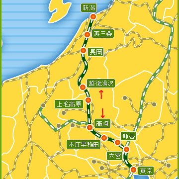 高崎を出れば、越後湯沢まで停まりません