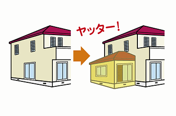 増築とか、出来ないんですか?