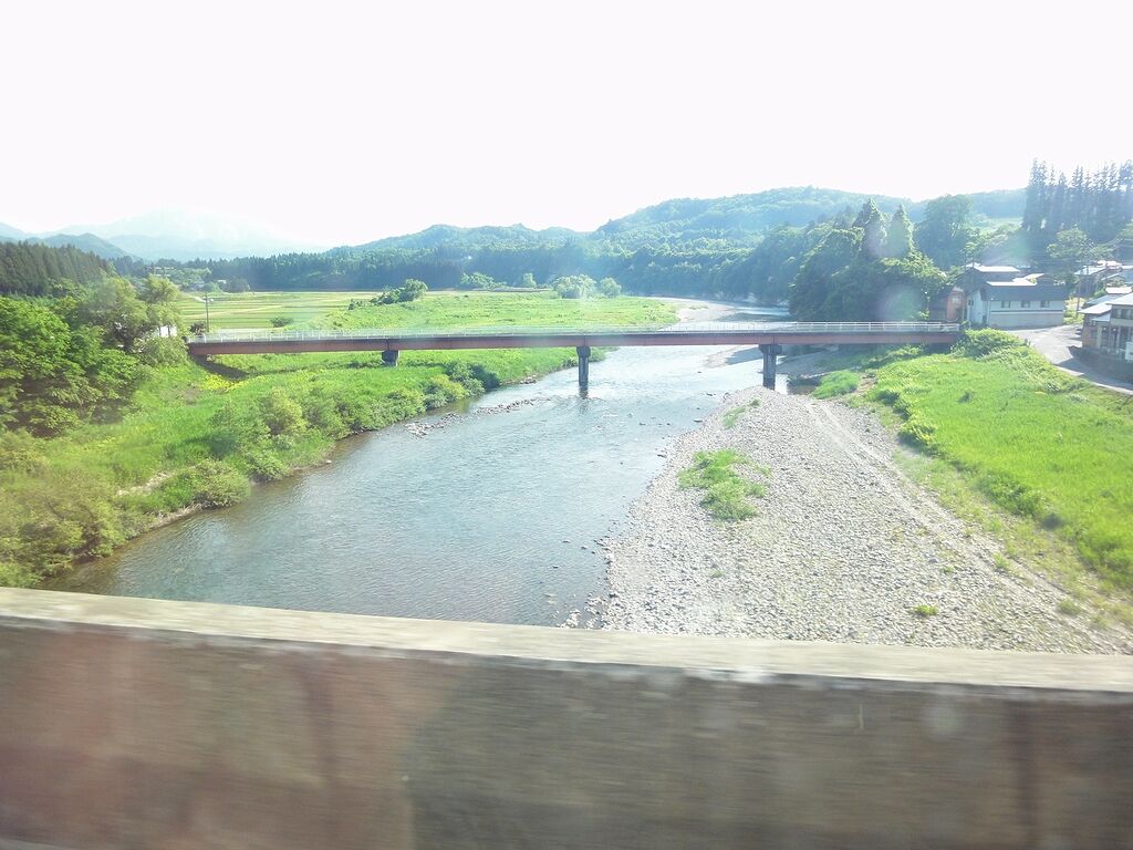 初夏の川だ
