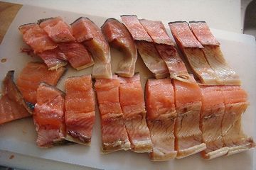 塩鱒。美味しいよ!