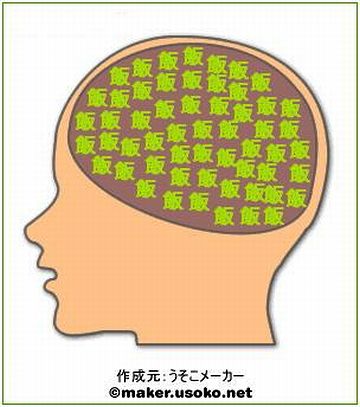 頭に“わっぱ飯”が詰まっとるようじゃの