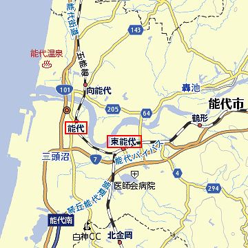 東能代→能代間は、わずか5分ですね