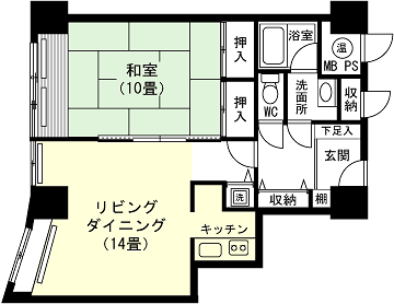 専有面積、72.18m2。この広さで、販売価格は164万円です。
