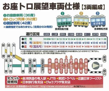 お座トロ展望列車2