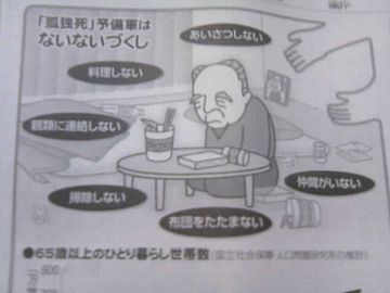 糞尿の臭いの充満する部屋で孤独死、というケースもあるそうです