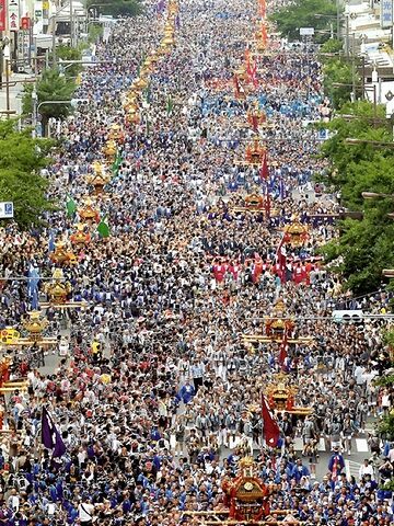 現在の「富岡八幡宮例大祭」