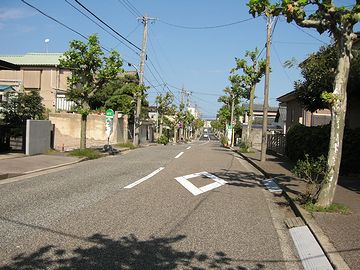 「せきとり」のあるあたり・昼間の窪田町