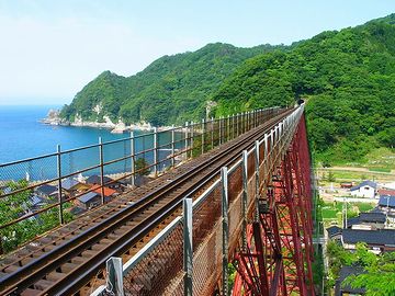 九重の吊り橋と良い勝負じゃない