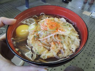 『こけし亭』の“天玉そば”。食べたかった……。