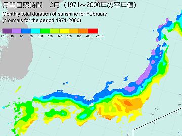 日本海側気候と冬期鬱病