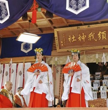 「須我神社」巫女の舞