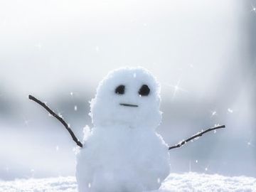 雪です