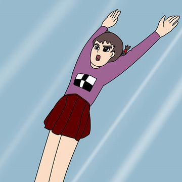 なぜスカートが捲れないのだ?