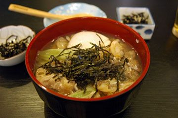 味噌汁がかかってるのは、『深川丼』と呼ばれてるようです