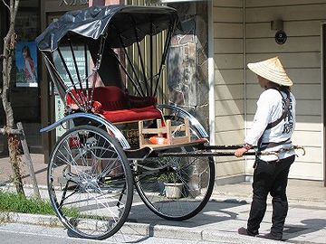 由布院・女の車夫