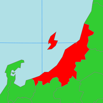 対馬海流の洗う新潟県の海岸線の長さを知っておるか?