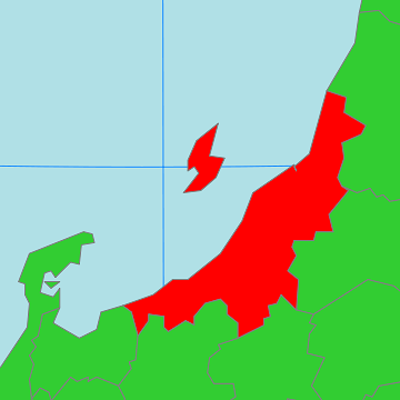 対馬海流の洗う新潟県の海岸線の長さを知っておるか？